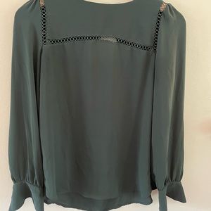 LOFT blouse with eyelet detail